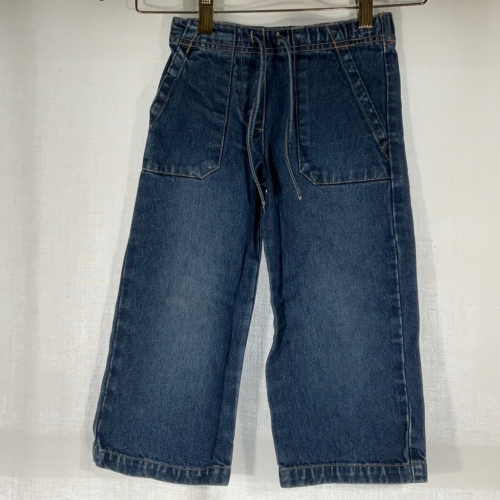 Big Pocket PLC Jeans Girls Size 4 Elastic Waist